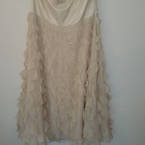 White house Black market silk dress, size 10, J290 - Picture 11 of 16